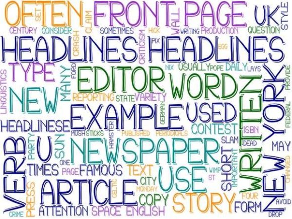 Download Headlines Wordcloud Background - Headlines Collection