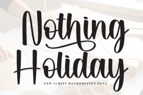 Download Nothing Holiday Font - Holiday font Collection