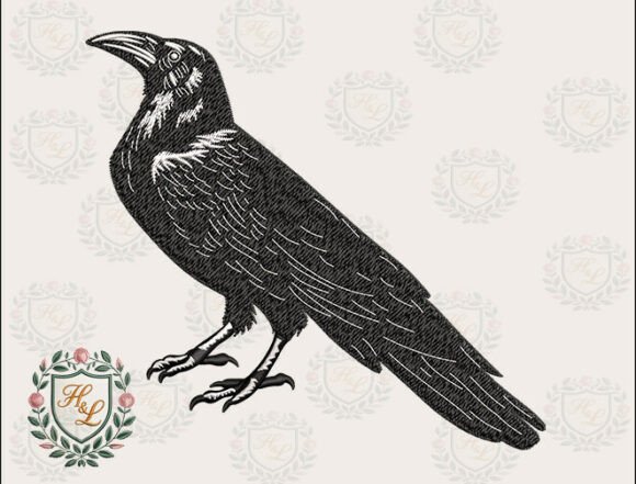 Download Sleek Crow Embroidery Files - Sleek Collection